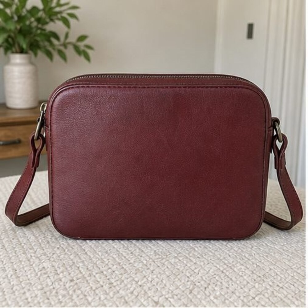 Espresso Woven Crossbody Bag